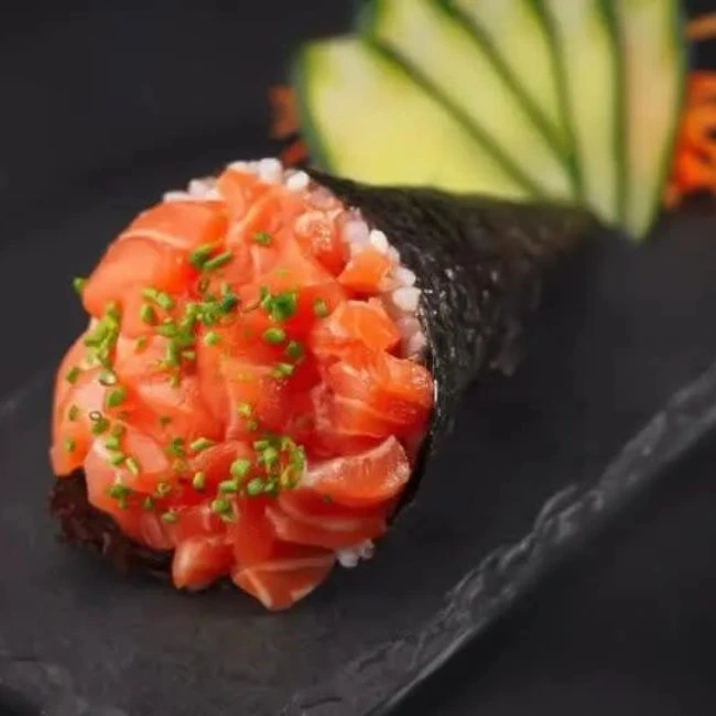 Temaki Salmão Simples